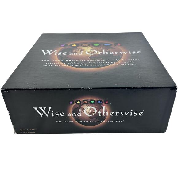 Wise and Otherwise Vintage 1997 Bluffing Party Word Board Game - Picture 2 of 11